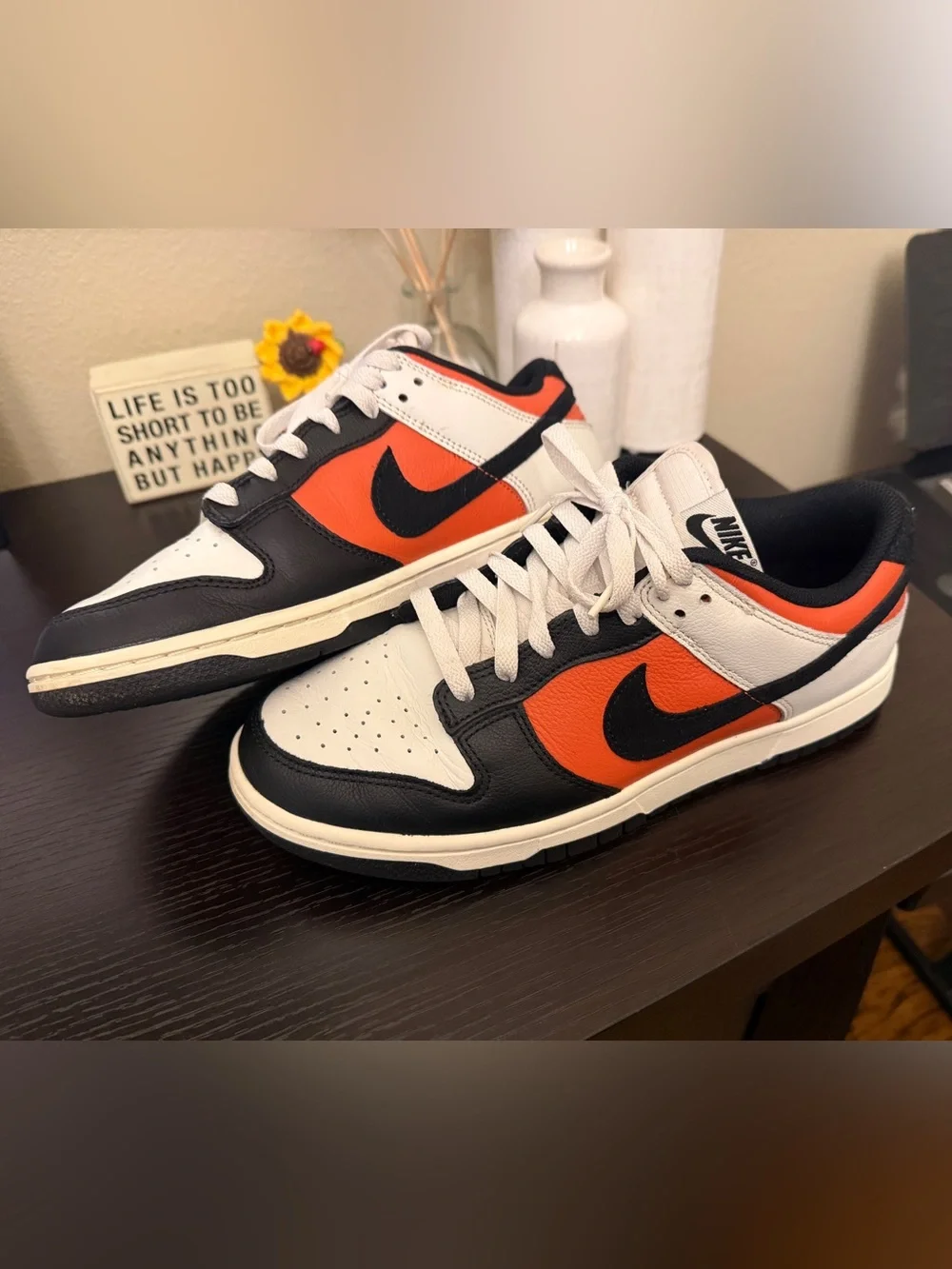Nike Dunk Low Orange Black White HQ4988‑030 Mens 7